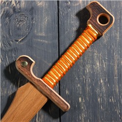 Сувенирное деревянное оружие "Меч персидский", массив бука, 65 см, микс