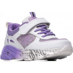 92-400C бел/сирень Кроссовки для девочек (28-34)/12