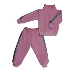 Спортивный костюм 0256/8 брусничный, лампасы
