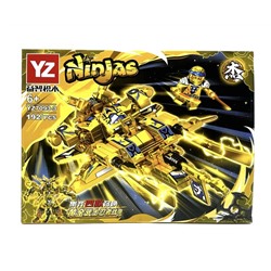 Конструктор NINJAS  Ниндзя и Самолет-трансформер 192дет. 28*21см / YZ7093-3