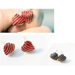 Сережки «Сердечки»