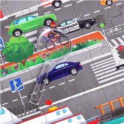 Пазлы «Найди и покажи. Транспорт», 88 деталей