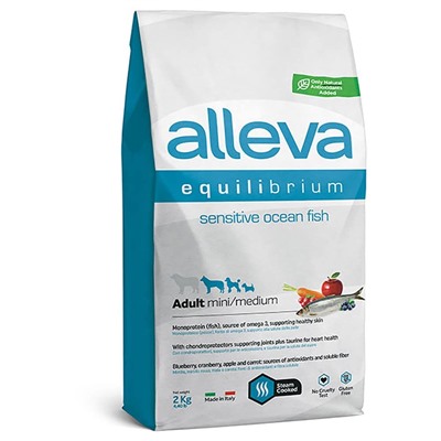Аллева Эквилибриум корм для собак Sensitive Ocean Fish Mini/Medium, 2кг P6007-3070 АГ