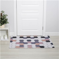 Коврик придверный грязезащитный Доляна «Лофт», 80×120 см