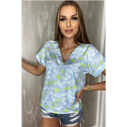 Nika.PL 04101 голубой, Блуза