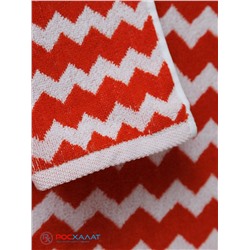 Полотенце махровое пестротканое жаккардовое 7203, Зигзаг-2 С106-ЮА-7203-2