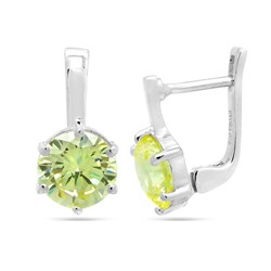 Серьги из серебра крайола циркон, Момент
