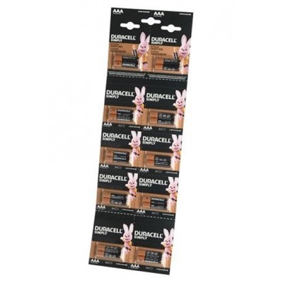 Элемент питания LR03 DURACELL (2x10)BL MN2400 отрывные
