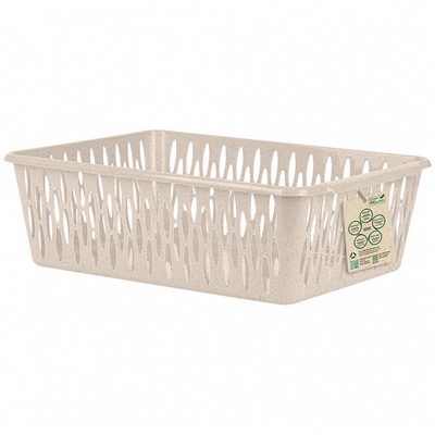Корзинка для хранения Keeplex Green Republic L 38×27,5×12 см KL201410001 лен