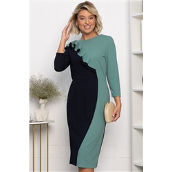 Платье Эванесса (мятно-синее) П12744-35М