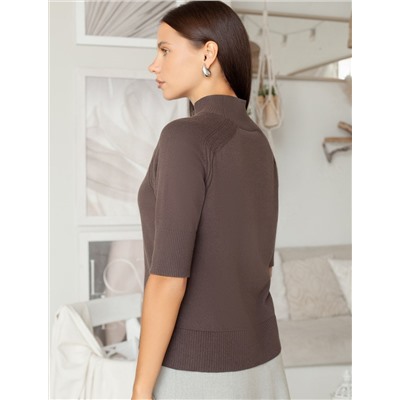 Джемпер тонкой вязки из хлопка с кашемиром