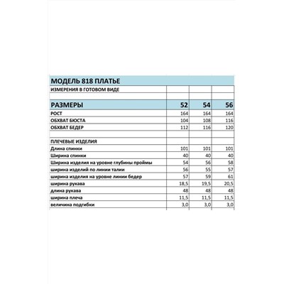 БагираАнТа 818, Платье