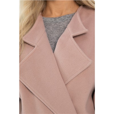 Пальто укороченное Хайт (пудра) Б14315-7М