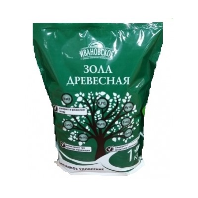 Зола древесная 1кг (ФХИ) /20шт