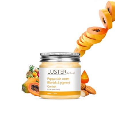 PAPAYA Skin Cream, Luster (ПАПАЙЯ крем для лица от пятен, Ластер), 200 мл.