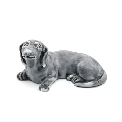 Фигурка из мрамолита "Такса маленькая" 65*32*35мм