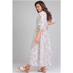 LeNata 13273 рисунок-на-белом, Платье