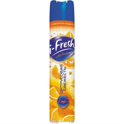 Освежитель воздуха водный I-FRESH Цитрусовая свежесть, 300 мл