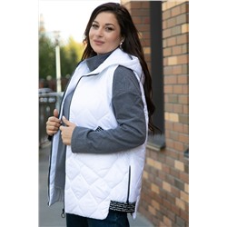 Жилет утепленный Дана Мур (белый) Б14308-18М