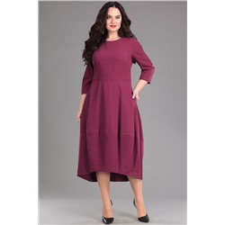 Lady Style Classic 1217 бордо, Платье