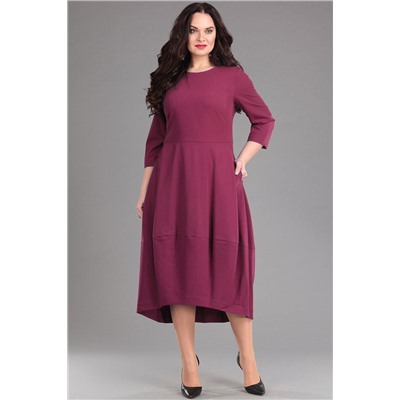 Lady Style Classic 1217 бордо, Платье
