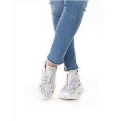 DMG22-2 BEIGE Кроссовки женские (нат.кожа, нат.замша, текстиль) размер 38