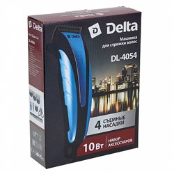 Машинка для стрижки волос 10 Вт DELTA DL-4054 синяя