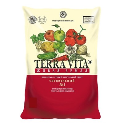 Грунт для Рассады 5л Живая земля/Терра Вита (Фарт/Неваторф)
