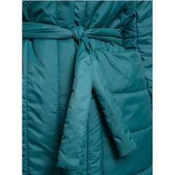 Пальто женское "Голд" малахит