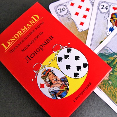 LenormanD Предсказательные карты Мадемуазель Ленорман U45 (Предсказательные карты с Инструкцией, 36 карт), 1 уп.