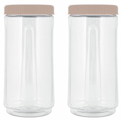 Набор банок для сыпучих продуктов Sugar&Spice Honey (2 штуки по 1,1 л) SE225212005 латте