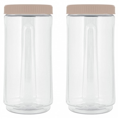 Набор банок для сыпучих продуктов Sugar&Spice Honey (2 штуки по 1,1 л) SE225212005 латте