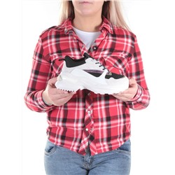 DMG11-1 WHITE/LILAC Кроссовки женские (нат.кожа, нат.замша, текстиль) размер 39