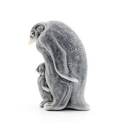 Фигурка из мраморной крошки "Пингвин с детёнышем" 50*36*65мм.
