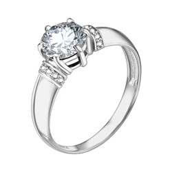Кольцо из серебра куб.циркон., Л-21419