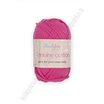 Пряжа "Genuine cotton" 50 гр (10 шт) SF-7844, ярко-розовый