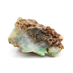 Камень хризопраз 85*67*47мм, 205г