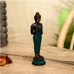 Статуэтка Антик БУДДА С РУКАМИ НА ГРУДИ (бронза, цвет, 17 см.), 1 шт.