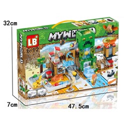 Конструктор Майнкрафт Шахта Крипера 451 дет. LB313, LB313