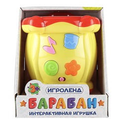 Игрушка интерактивная "Барабан", свет, звук