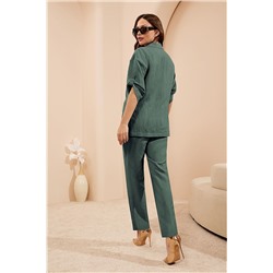 Lissana 4673 хаки-розовый, Брюки,  Блуза,  Жакет