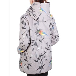 806 GRAY Пальто демисезонное женское (100 гр. синтепон) размер 54