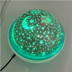 Диско-шар Звездное небо светодиодный (только свет) USB,батар. d=13см  WT-20