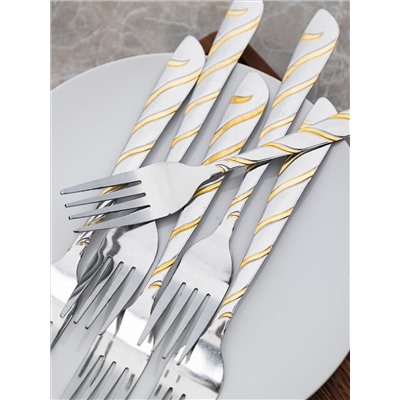 Вилка "Золотая лента" из 6-ти (100шт)