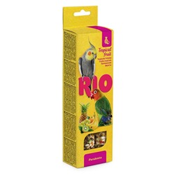RIO Палочки для средних попугаев с тропическими фруктами, коробка 2х75г 22130 АГ