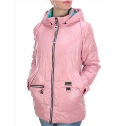 8257 PINK Куртка демисезонная женская BAOFANI (100 гр. синтепон) размеры 46-48-50-52-54-56