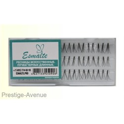 Ресницы искусственные Esmalte пучки черные длинные