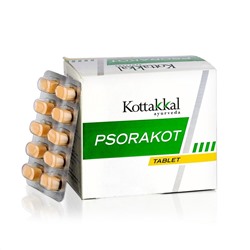 PSORAKOT Tablet, Kottakkal Ayurveda (ПСОРАКОТ, при заболеваниях кожи, Коттаккал Аюрведа), 100 таб.