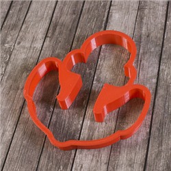 Вырубка для пряника "Якорь" большой пластик, 12 см