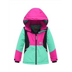 Горнолыжный костюм зимний для девочки розового цвета 9424R